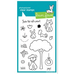 Lawn Fawn CRITTERS IN THE BURBS stamp set